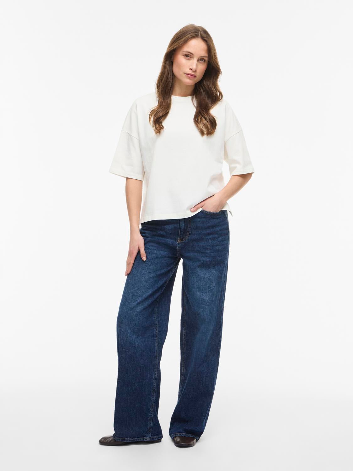 VILYRICA T-shirt - Snow White - VERO MODA & VILA Bergvik